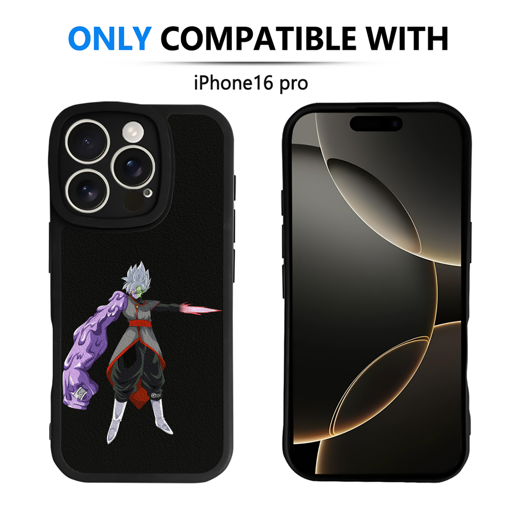 （画像用） ドラゴンボール DRAGON BALL 【iPhone 16シリーズ対応】シリコンスマホケース（レザー調） 材質：シリコン